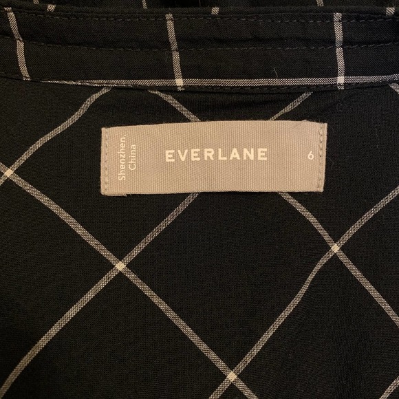Everlane Collarless Air Shirt Button Down Blouse 6 - Picture 9 of 11